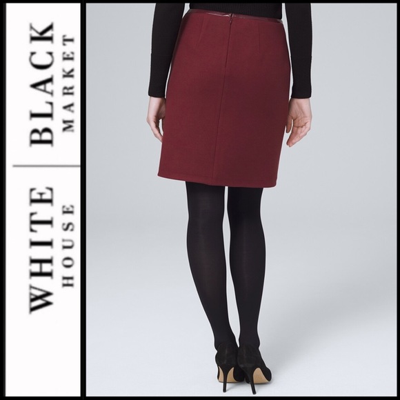 NWT Patent-Trim Boot Skirt - Picture 3 of 10